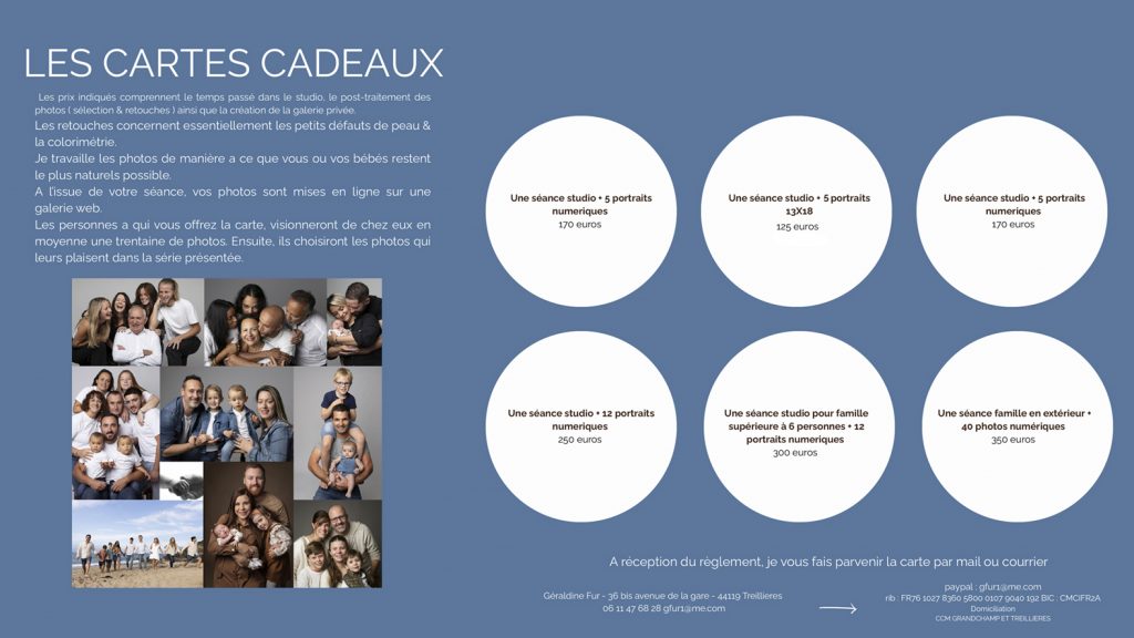 carte cadeau portrait photographe nantes treillieres Sautron 